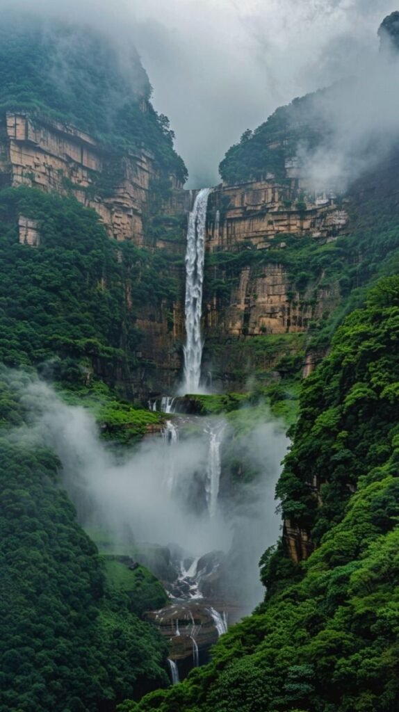 Noh Ka Likai Waterfalls