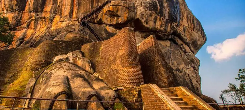 Granite Rock Fortress in Sigiriya